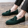 Summer Men Suede Tassel Leisure Shoes 2023 Italy Style Soft Moccasins High Quality Men Loafers Flats Driving Shoe Free Shipping